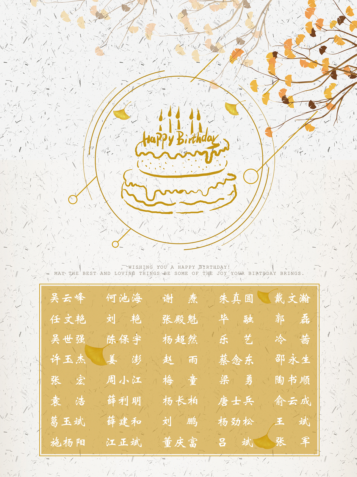 【生日祝福】恭祝9月生日的員工生日快樂！